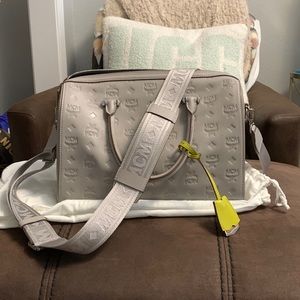 MCM Boston Bag with crossbody strap